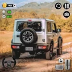 4x4 jeep offroad car driving android application logo